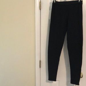 Divided leggings high waist